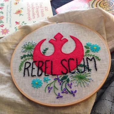 Rebel Scum Embroidery Pattern 