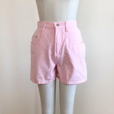 Light Pink Denim Shorts - 1980s 