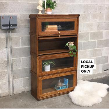 LOCAL PICKUP ONLY ———— Vintage Stacking Bookcase 