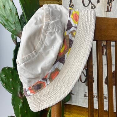 Vintage 1980s Bucket Hat Small / Easy-to-Roll Hat Size Small 