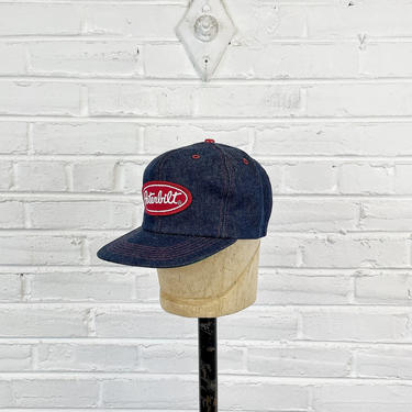 Vintage 1 Size Fits Most Peterbilt Denim SnapBack Basesball Cap 