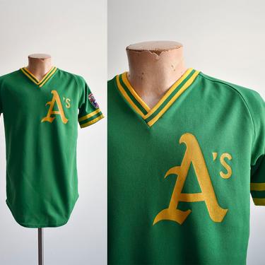 Vintage A's Little League Baseball Jersey 