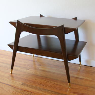 Mid Century Modern Floating Side End Table