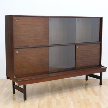 Large Mid Century China Display Cabinet by E Gomme LTD 