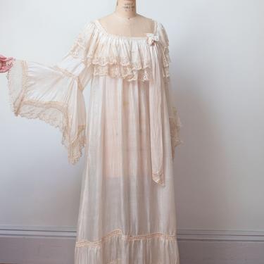 Antique Belle Epoque Dressing Gown 