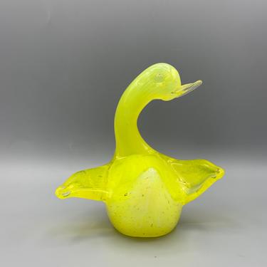 Vintage Murano glass goose or swan 