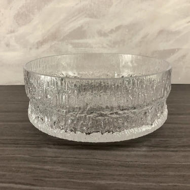 Vintage iittala of Finland Paadar Serving Bowl by Tapio Wirkkala, finnish Glass 