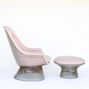 Warren Platner Easy Chair and Ottoman for Knoll