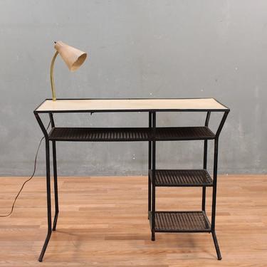 Atomic Open Desk with Built-In Lamp