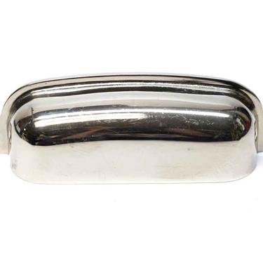 Vintage Classic Chrome Plated 4 in. Brass Bin Pull
