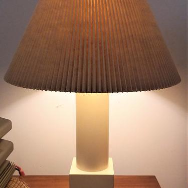 Vintage Michael Graves Kyoto table lamp white - contact for real shipping quote, will be less 
