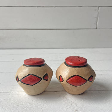 Vintage Southwest Salt And Pepper Shakers, Tribal Salt And Pepper Shakers | Boho, Southwest, Tribal, Retro Kitchen Decor, Perfect Gift 