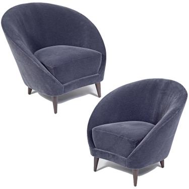 Mid-Century Italian Style Lounge Chairs