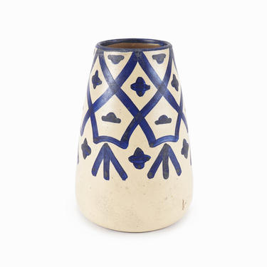 1918-20 Upsala Ekeby Ceramic Vase Sweden Mid Century Modern 1006 