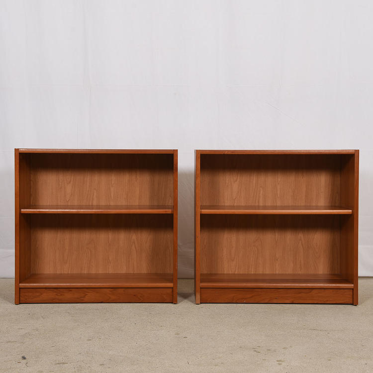 Pair of Compact Mid Century Bookcases
