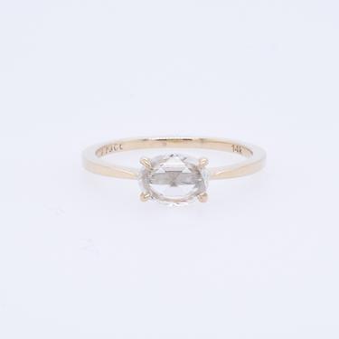 Carter Oval .30ct Rose-Cut Diamond Engagement Ring