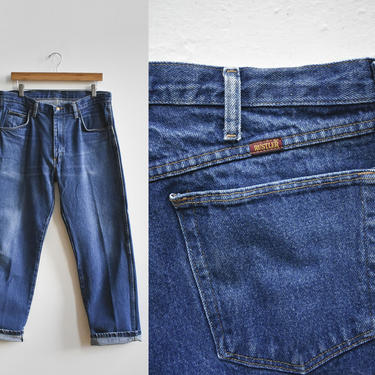 Vintage Rustler Jeans / Vintage Broken In Jeans / Vintage Workwear Jeans Small / Mens Medium Jeans / Workwear Pants 34 / Rustler Jeans 34x30 