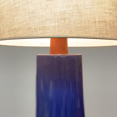 Martz Large Blue Lamp by Marshall Studios 