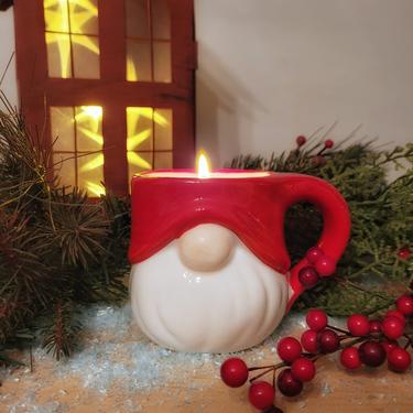 Ceramic Gnome Mug Candle- Choose Your Scent!