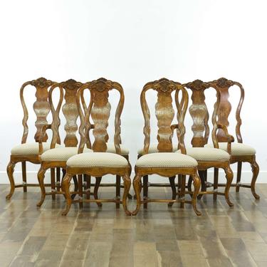 Set 8 Drexel French Provincial Style Dining Chairs