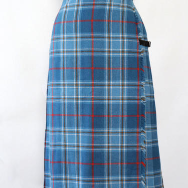 Scottish Blue Kilt Skirt XS