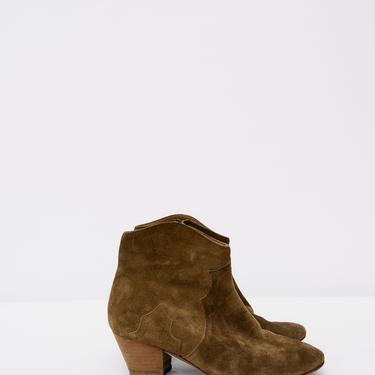 Isabel Marant Suede Ankle Boots, Size 36