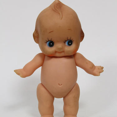 Vintage Kitsch Kewpie Doll Toy 8&amp;quot; tall 