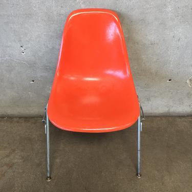 Mid Century Herman Miller Orange Chair