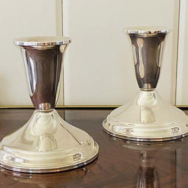 Candlesticks, Sterling Silver, Pair