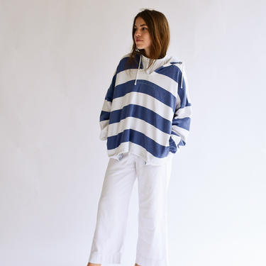 Vintage Striped Hoodie Sweatshirt | Sailor Shirt | Nada Surf 