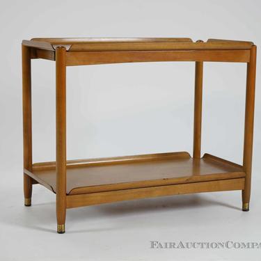 Mid Century Collapsible Bar Cart