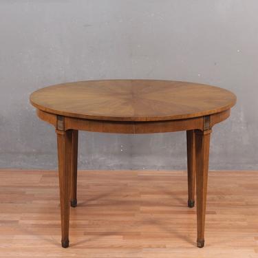 Mid Century Walnut Dining Table with 2 Leaves