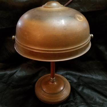 Vintage Brass Table Lamp H12.5 x D8.75