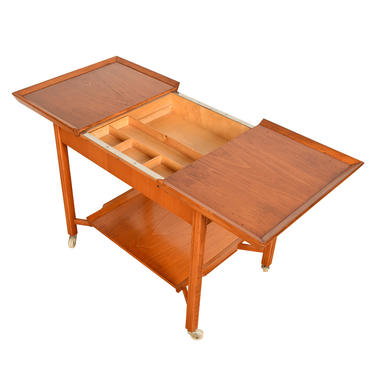 A Swedish Sliding-Top Sewing | Expanding Project Cart