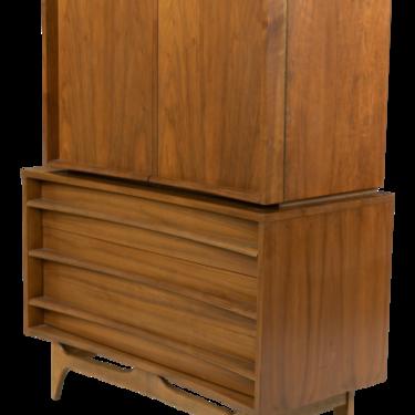 Mid-Century Young Manufacturing Concave Highboy