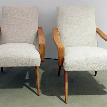 Pair of 1950 French Armchairs