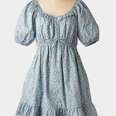 Flora Puff Sleeve Babydoll Dress