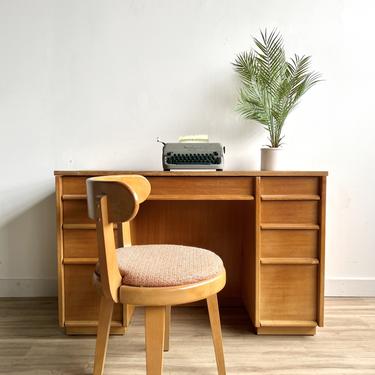 Vintage Mid Century Writing Desk by Edward Wormley for Drexel