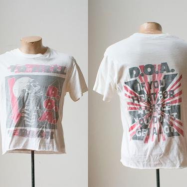 Vintage DOA Tshirt / 1980s DOA Tshirt / Punk / Vintage Punk Rock Tee 