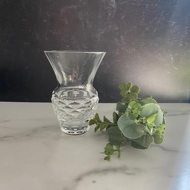 Vintage Waterford Crystal Posy Vase - small crystal flower vase 