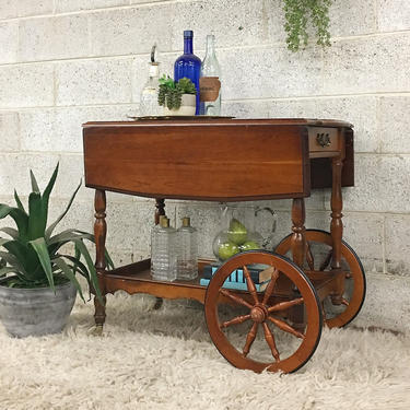 LOCAL PICKUP ONLY ————— Vintage Bar Cart 