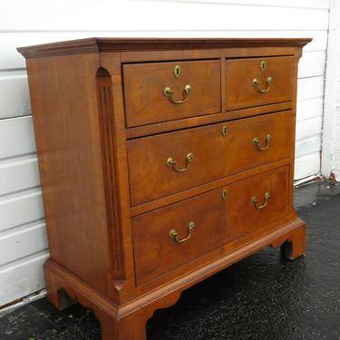 1800s Inlay Burl Walnut Small Dresser 1378