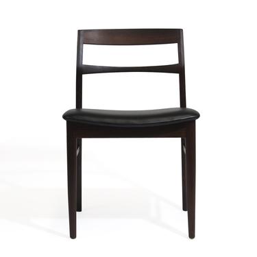 Rare Arne Vodder Solid Rosewood Dining Chairs