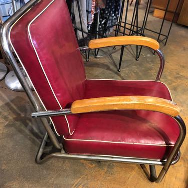 1950s Chrome Lounge Chair 