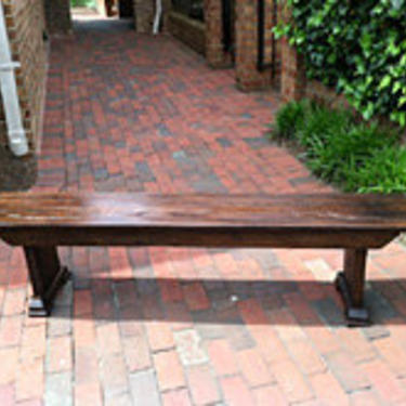 Classic Farm Bench from Reclaimed Barn Wood 