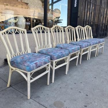 Friend Love | Set of Six Rattan Dining Chairs
