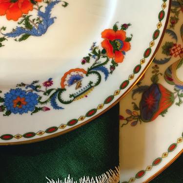Reynaud Limoges "Vieux Chien" Five Piece Place Setting, Two Place Settings