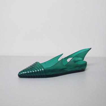 1980s Thierry Mugler Apollo Jelly Shoes / 