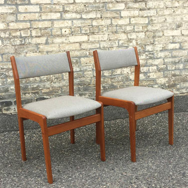 Danish Teak Dining Chairs Freshly Restored 