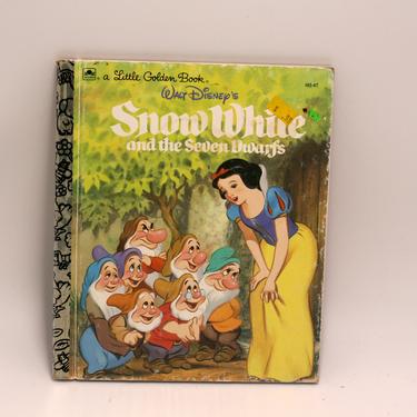 vintage Little Golden Book Snow White and the Seven Dwarfs/1984 